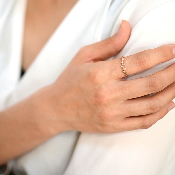 umu -アム- FINE JEWELRY STUIDIOブラウンダイヤモンド リング 「stellato」rg0551_i3.jpg