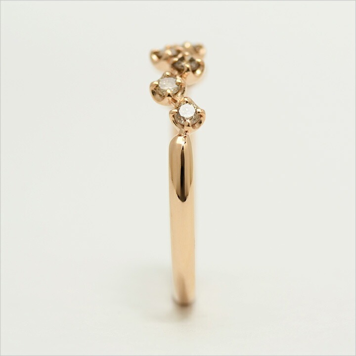 umu -アム- FINE JEWELRY STUIDIOブラウンダイヤモンド リング 「stellato」rg0551_y.jpg
