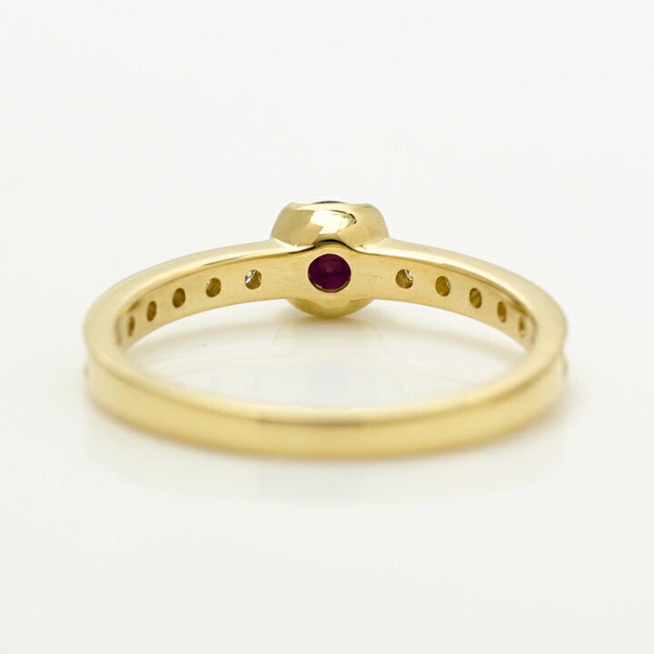 umu -アム- FINE JEWELRY STUIDIOK18 パイロープガーネット ダイヤモンド リング 「polarita」rg0553_u.jpg