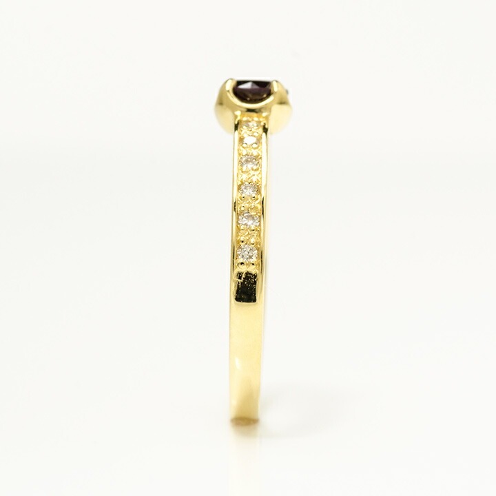 umu -アム- FINE JEWELRY STUIDIOK18 パイロープガーネット ダイヤモンド リング 「polarita」rg0553_y.jpg