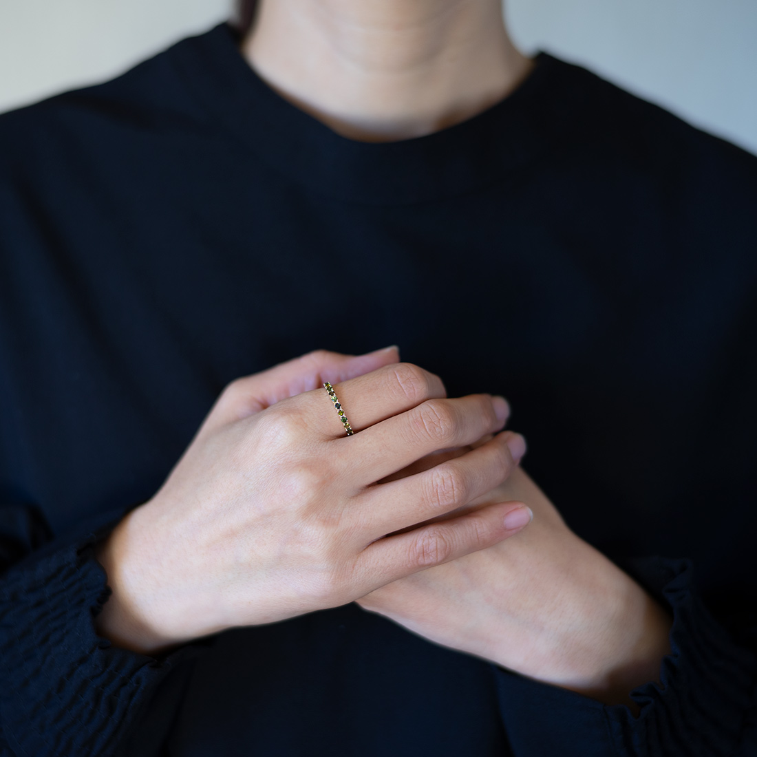 umu -アム- FINE JEWELRY STUIDIOグリーントルマリン フルエタニティリングrg0554_i2.jpg