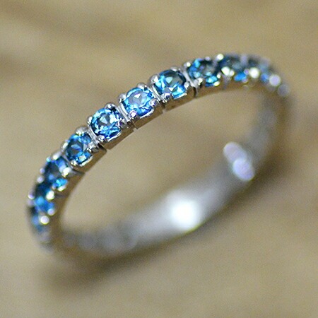 umu -アム- FINE JEWELRY STUIDIOK18 ロンドンブルートパーズ フルエタニティリングrg0555_kanban2.jpg