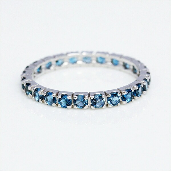 umu -アム- FINE JEWELRY STUIDIOK18 ロンドンブルートパーズ フルエタニティリングrg0555_m.jpg