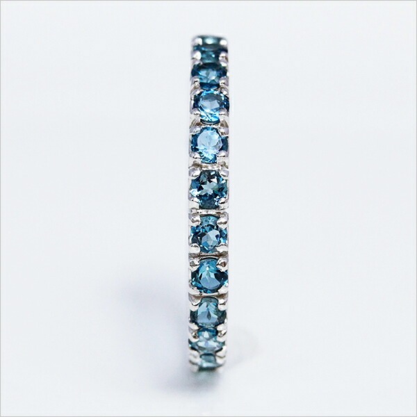 umu -アム- FINE JEWELRY STUIDIOK18 ロンドンブルートパーズ フルエタニティリングrg0555_y.jpg