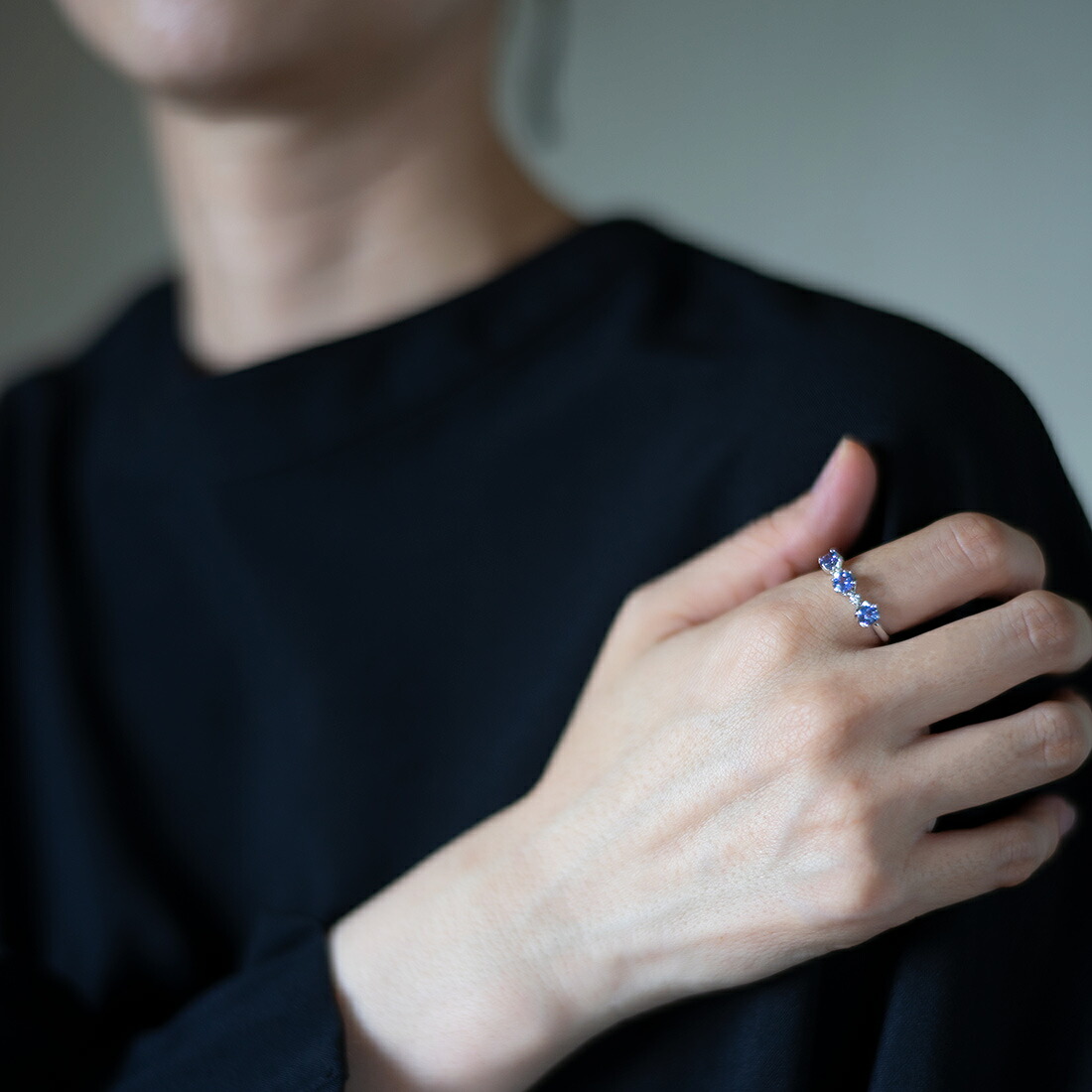 umu -アム- FINE JEWELRY STUIDIOタンザナイト ダイヤモンド リング「attore」rg0559_i3.jpg