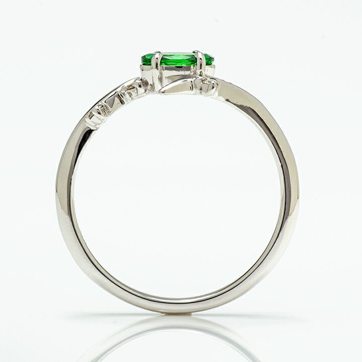 umu -アム- FINE JEWELRY STUIDIOK18 グリーンガーネット ダイヤモンド リング 「spumare」rg0562_s.jpg