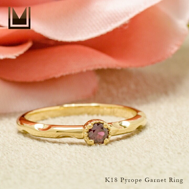 umu -アム- FINE JEWELRY STUIDIOパイロープガーネットリング 「fossetta」rg0567_1.jpg