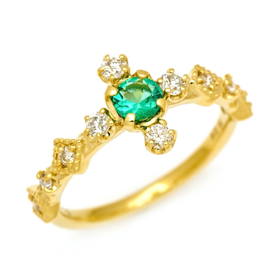 I・E・I コレクション♡エメラルド クローバー ダイヤモンド フルエタニティ I・E・I コレクション♡エメラルド クローバー ダイヤモンド
