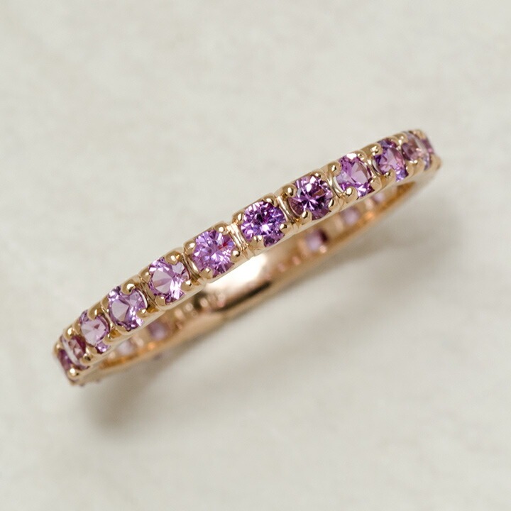 umu -アム- FINE JEWELRY STUIDIOK18 パープルサファイア フルエタニティリングrg0582_kanban2.jpg
