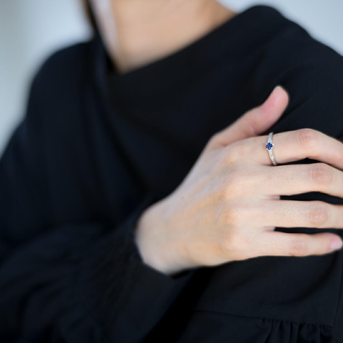 umu -アム- FINE JEWELRY STUIDIOブルーサファイア ダイヤモンド リング 「polarita」rg0584_i3.jpg
