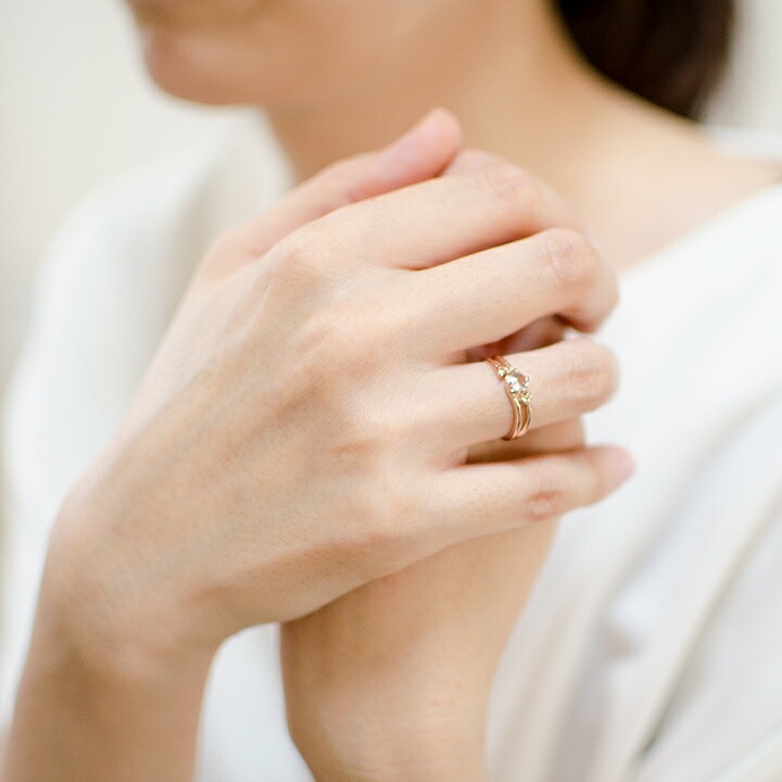 umu -アム- FINE JEWELRY STUIDIOK18 モルガナイト リングrg0588_i2.jpg