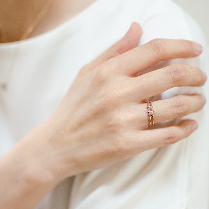 umu -アム- FINE JEWELRY STUIDIOK18 モルガナイト リングrg0588_i3.jpg