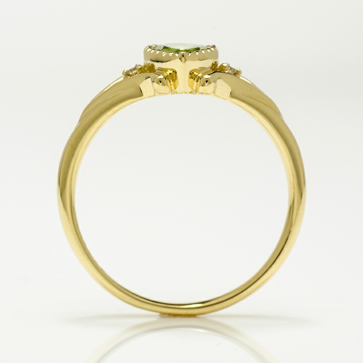 umu -アム- FINE JEWELRY STUIDIOペリドット ダイヤモンド リング 「pera」rg0594_s.jpg