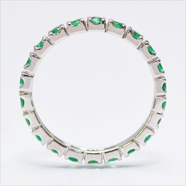 umu -アム- FINE JEWELRY STUIDIOPT900 エメラルド フルエタニティリングrg0596_s.jpg