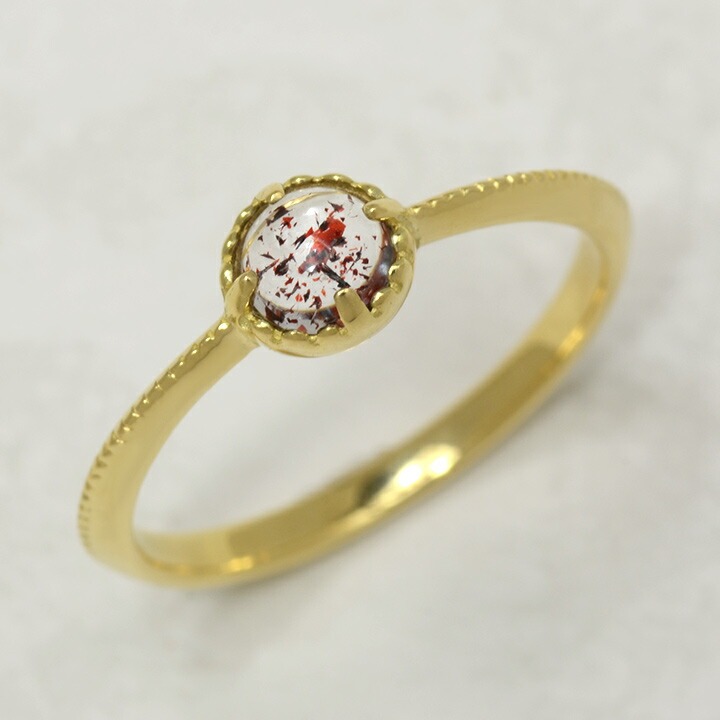 umu -アム- FINE JEWELRY STUIDIOカボション ストロベリークォーツ リング 「amaretto」rg0597_kanban2.jpg