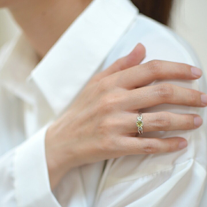 umu -アム- FINE JEWELRY STUIDIOK18 マリガーネット ダイヤモンド リング 「amica」rg0602_i3.jpg