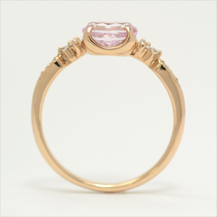 umu -アム- FINE JEWELRY STUIDIOK18 クンツァイト ダイヤモンド リング 「amanza」rg0607_s.jpg