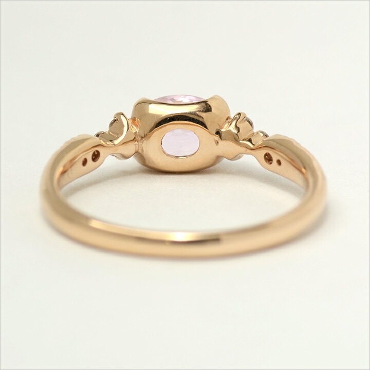 umu -アム- FINE JEWELRY STUIDIOK18 クンツァイト ダイヤモンド リング 「amanza」rg0607_u.jpg