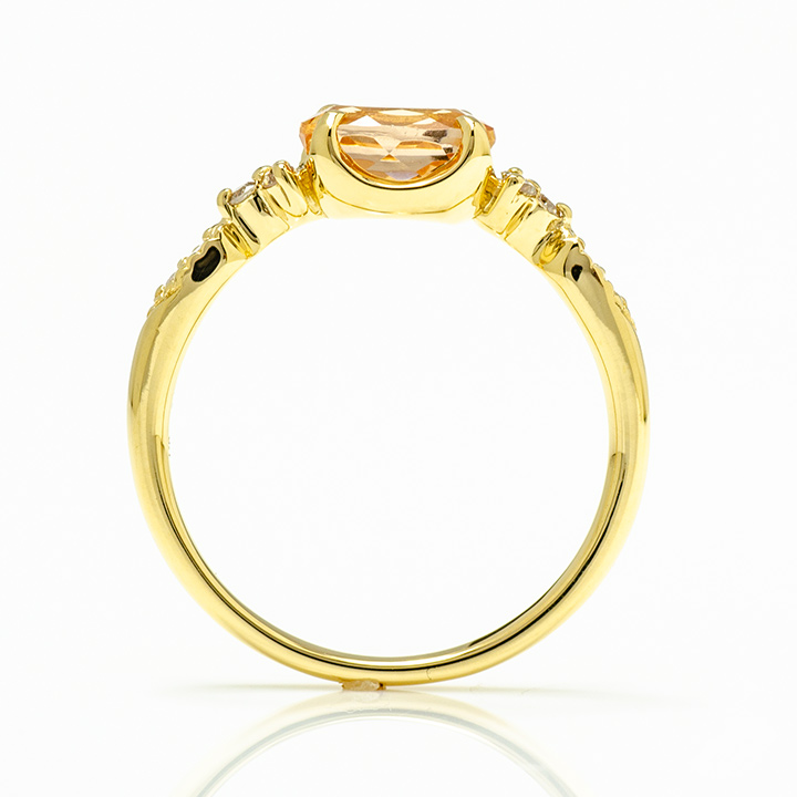 umu -アム- FINE JEWELRY STUIDIOK18 インペリアルトパーズ ダイヤモンド リング 「amanza」rg0608_s.jpg