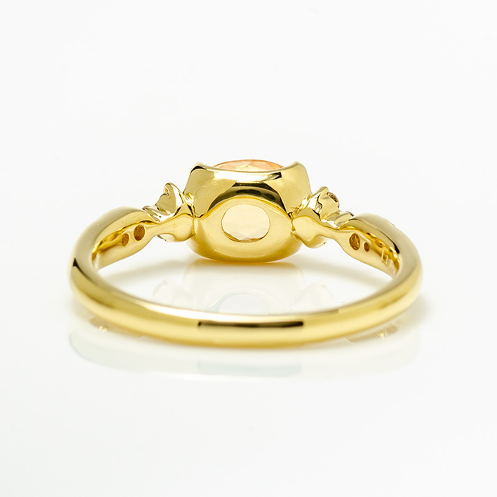 umu -アム- FINE JEWELRY STUIDIOK18 インペリアルトパーズ ダイヤモンド リング 「amanza」rg0608_u.jpg