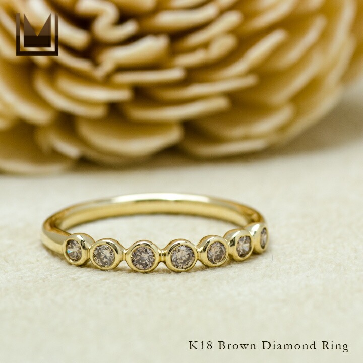 umu -アム- FINE JEWELRY STUIDIOブラウンダイヤモンド リング 「ponte」rg0609_1.jpg