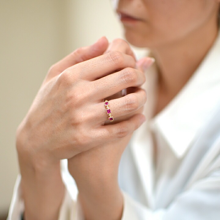 umu -アム- FINE JEWELRY STUIDIOルビー ダイヤモンド リング 「altero」rg0615_i2.jpg