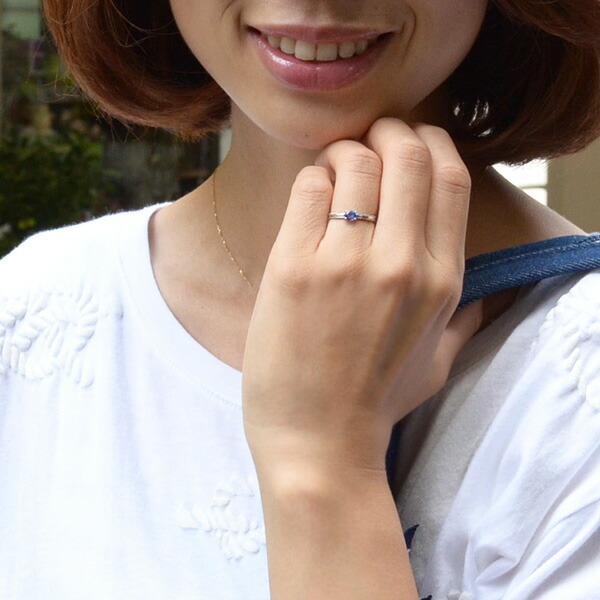 umu -アム- FINE JEWELRY STUIDIOブルーカラーストーン リング 「celeste」rg0616_i2.jpg
