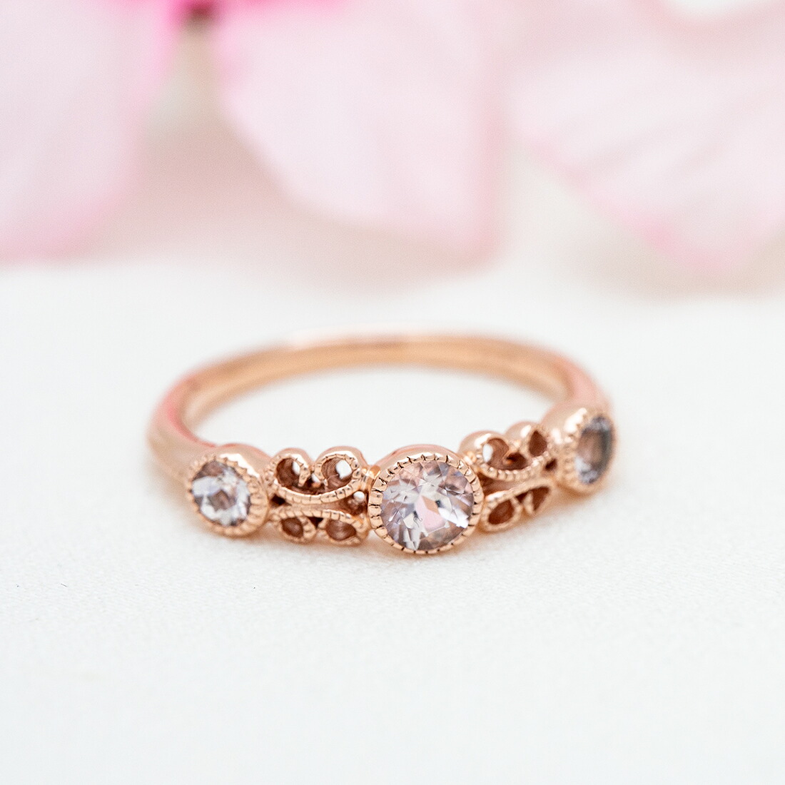 umu -アム- FINE JEWELRY STUIDIOモルガナイト リング 「fata」rg0618_1.jpg