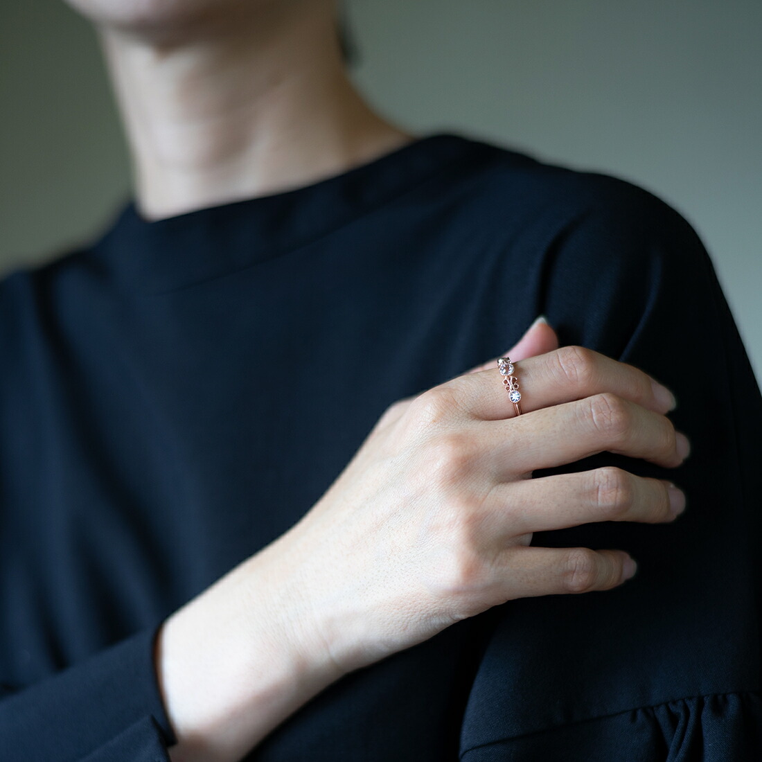 umu -アム- FINE JEWELRY STUIDIOモルガナイト リング 「fata」rg0618_i3.jpg