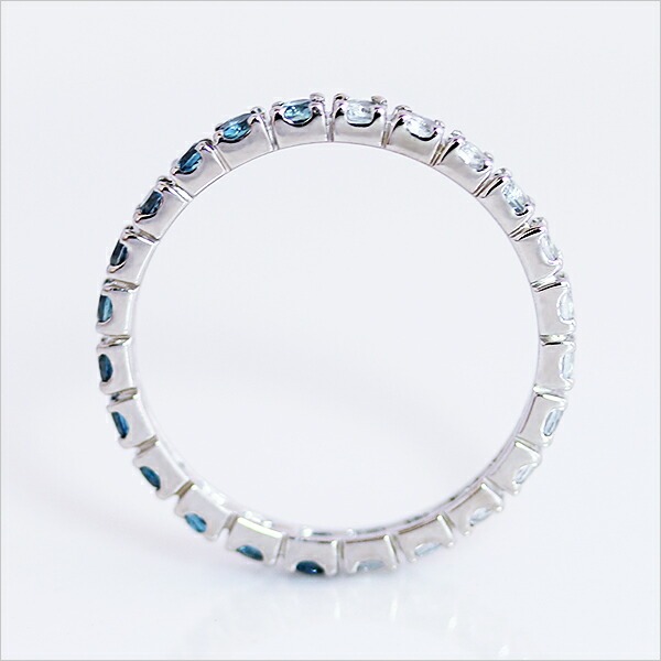 umu -アム- FINE JEWELRY STUIDIOロンドンブルートパーズ×アクアマリン フルエタニティリングrg0621_s.jpg