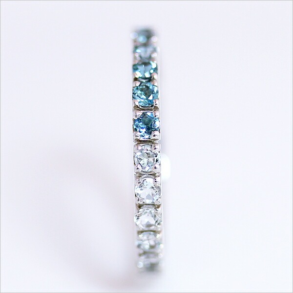umu -アム- FINE JEWELRY STUIDIOロンドンブルートパーズ×アクアマリン フルエタニティリングrg0621_y.jpg