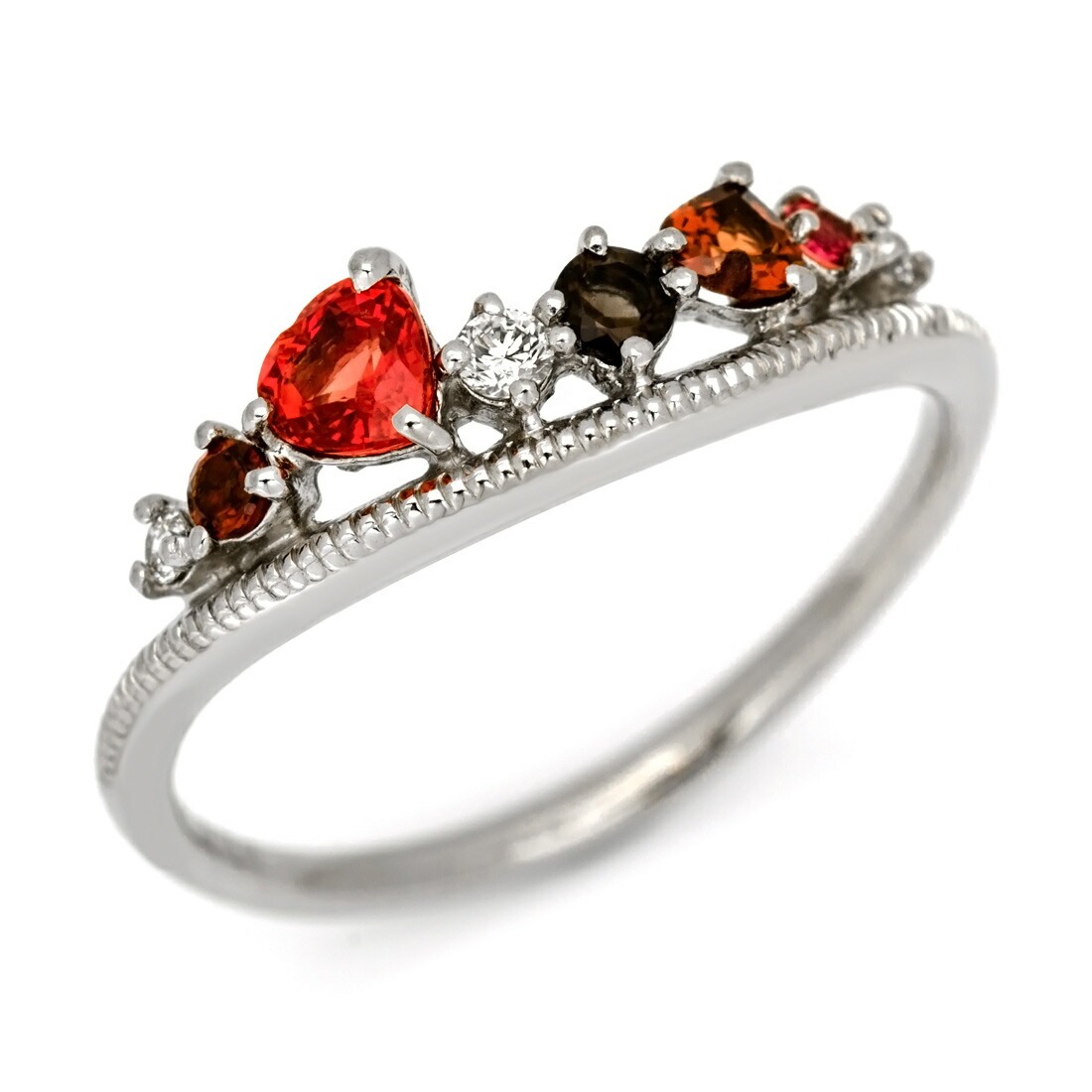 umu -アム- FINE JEWELRY STUIDIOK18 ベリーカクテル ダイヤモンド リング 「felice」rg0626.jpg