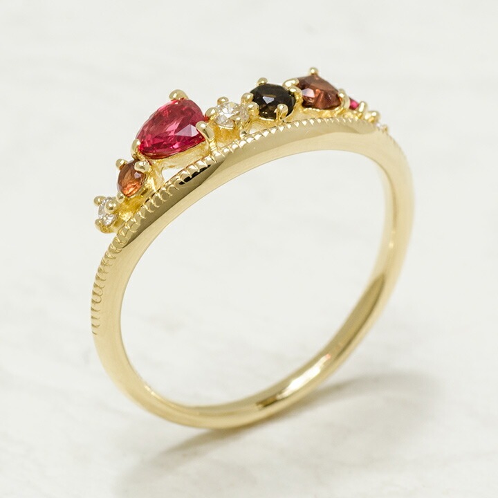umu -アム- FINE JEWELRY STUIDIOK18 ベリーカクテル ダイヤモンド リング 「felice」rg0626_kanban2.jpg