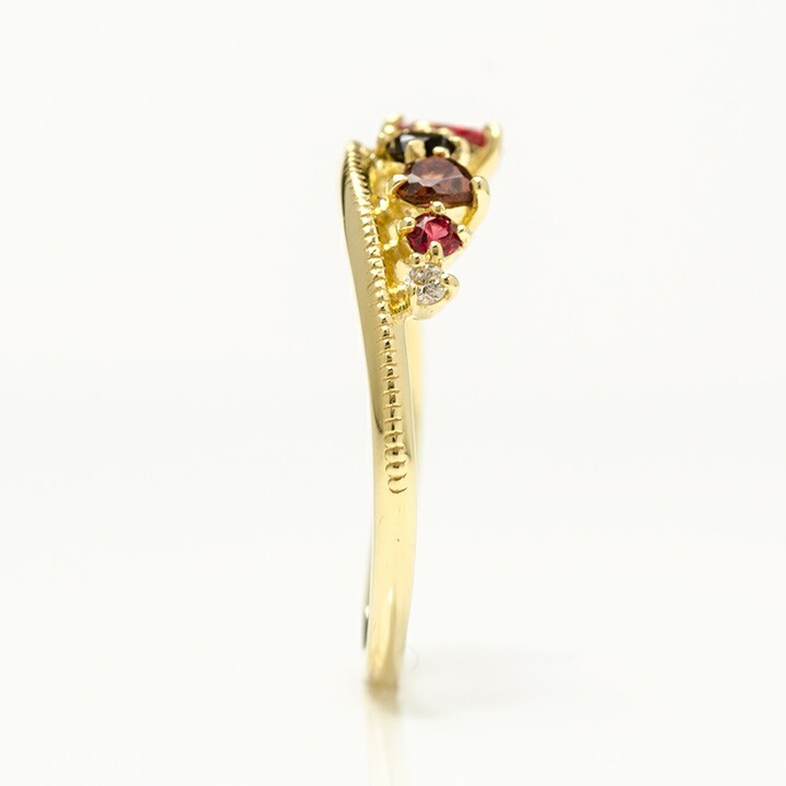 umu -アム- FINE JEWELRY STUIDIOK18 ベリーカクテル ダイヤモンド リング 「felice」rg0626_y.jpg