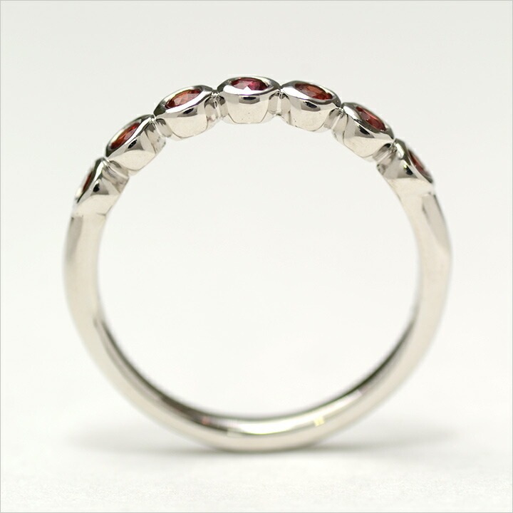 umu -アム- FINE JEWELRY STUIDIOK18 レディッシュサファイア リング 「ponte」rg0630_s.jpg