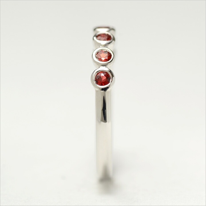 umu -アム- FINE JEWELRY STUIDIOK18 レディッシュサファイア リング 「ponte」rg0630_y.jpg