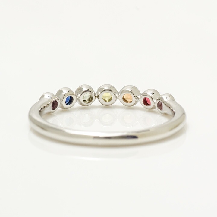 umu -アム- FINE JEWELRY STUIDIOK18 マルチカラーサファイア リング 「ponte」rg0631_u.jpg