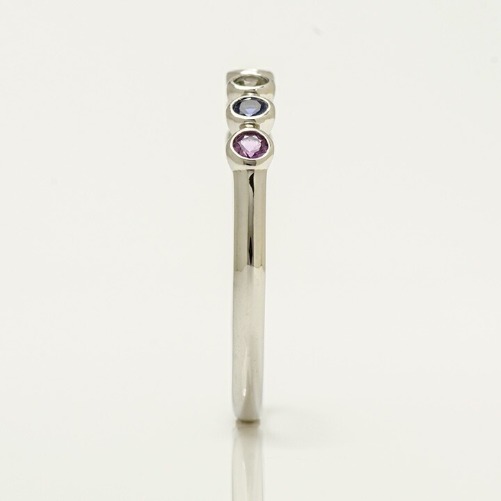 umu -アム- FINE JEWELRY STUIDIOK18 マルチカラーサファイア リング 「ponte」rg0631_y.jpg