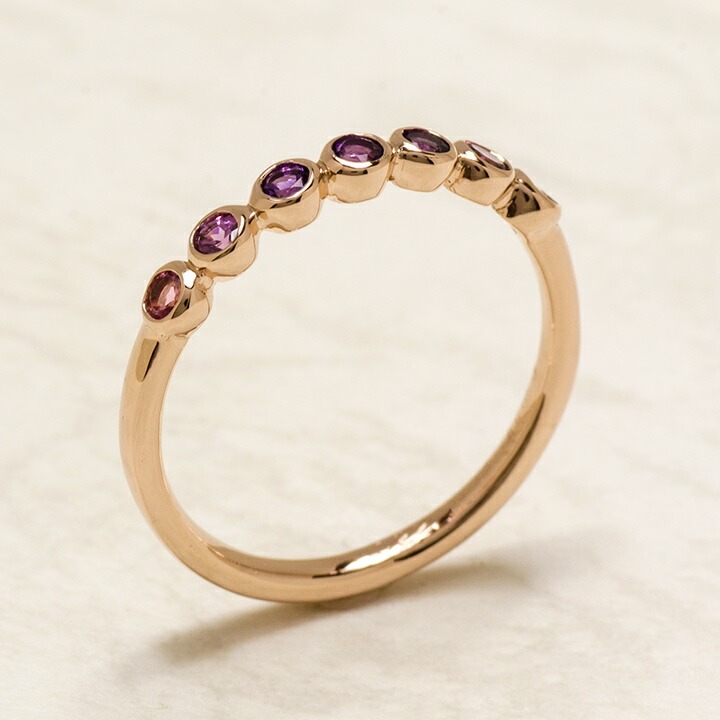 umu -アム- FINE JEWELRY STUIDIOK18 フェミニンカラー リング 「ponte」rg0632_kanban2.jpg