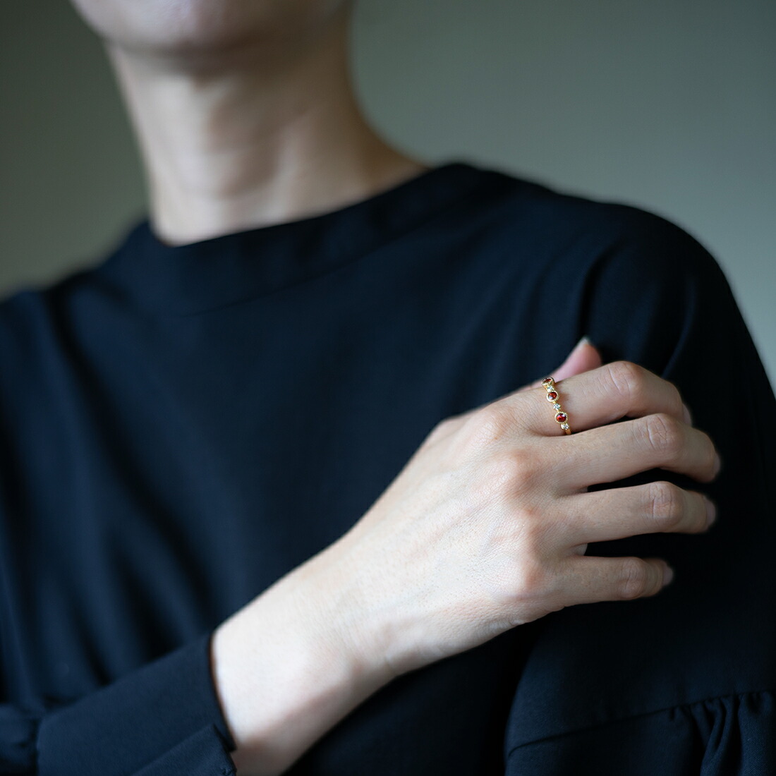 umu -アム- FINE JEWELRY STUIDIOアンデシン ダイヤモンド リング 「margherita」rg0639_i3.jpg
