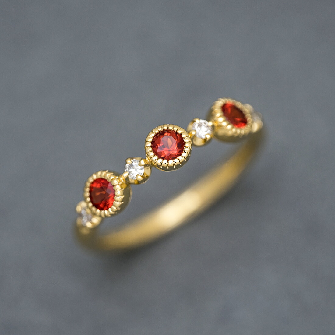 umu -アム- FINE JEWELRY STUIDIOアンデシン ダイヤモンド リング 「margherita」rg0639_kanban2.jpg
