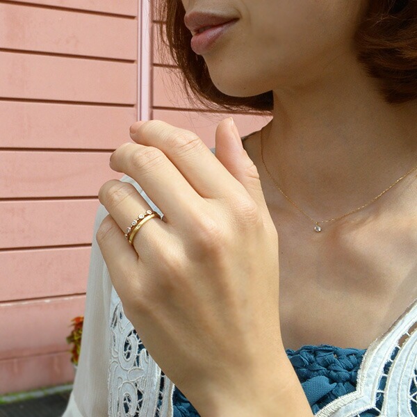 umu -アム- FINE JEWELRY STUIDIOK18 ダイヤモンド リング 「corolla」rg0643_i3.jpg