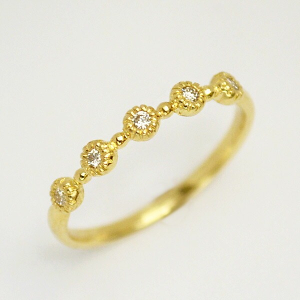 umu -アム- FINE JEWELRY STUIDIOK18 ダイヤモンド リング 「corolla」rg0643_kanban2.jpg