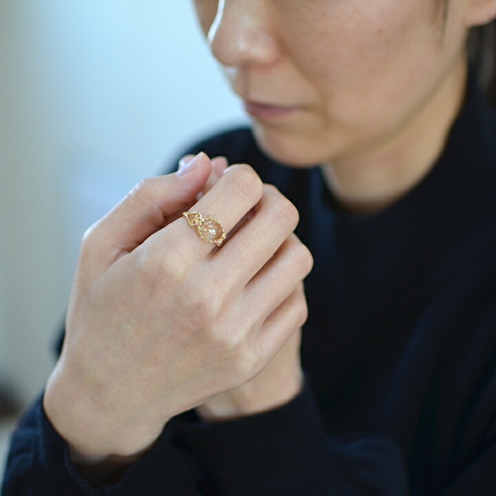 umu -アム- FINE JEWELRY STUIDIOルチルクォーツ リング 「doma」rg0648_i2.jpg
