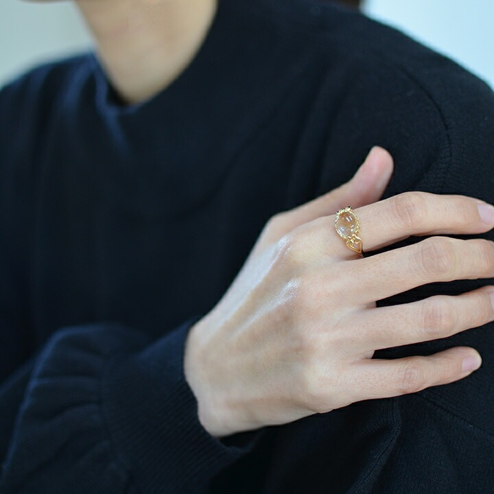 umu -アム- FINE JEWELRY STUIDIOルチルクォーツ リング 「doma」rg0648_i3.jpg