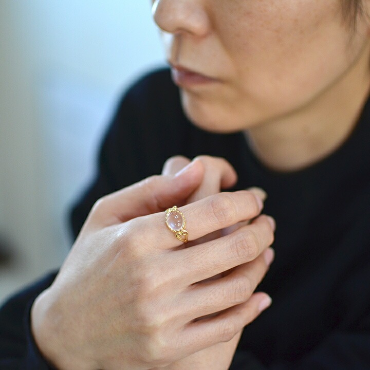 umu -アム- FINE JEWELRY STUIDIOローズクォーツ リング 「doma」rg0649_i2.jpg