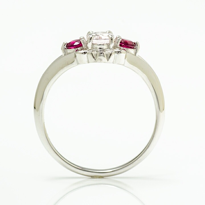 umu -アム- FINE JEWELRY STUIDIOK18 モルガナイト ルベライト ダイヤモンド リング 「magia」rg0651_s.jpg