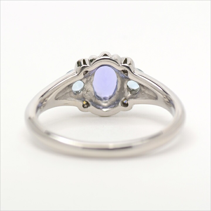 umu -アム- FINE JEWELRY STUIDIOK18 タンザナイト アクアマリン  ダイヤモンド リング 「magia」rg0653_u.jpg