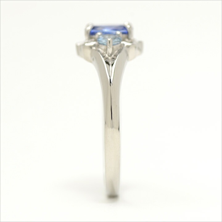 umu -アム- FINE JEWELRY STUIDIOK18 タンザナイト アクアマリン  ダイヤモンド リング 「magia」rg0653_y.jpg