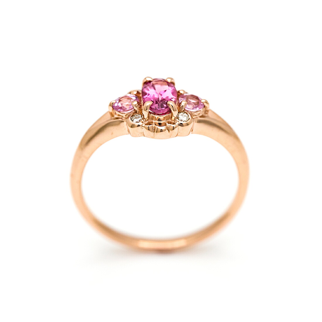 umu -アム- FINE JEWELRY STUIDIOピンクトルマリン×ピンクトパーズ ダイヤモンド リング 「magia」rg0654_s.jpg